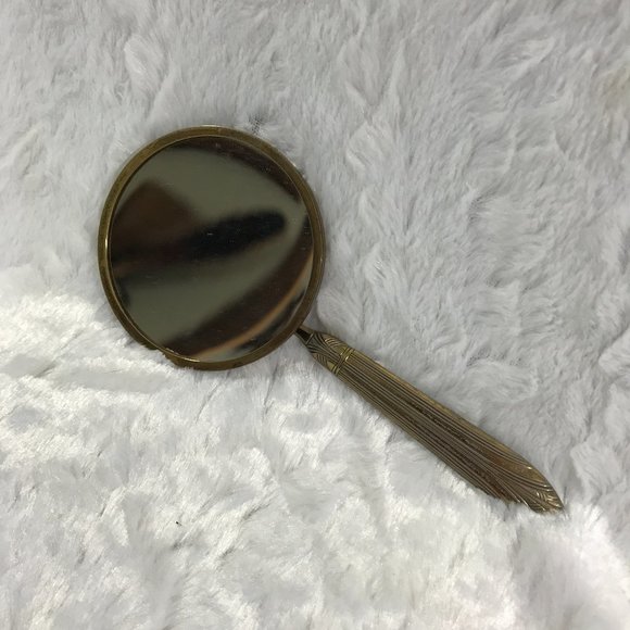 Vintage Adjustable Hand Held Vanity Mirror - Picture 2 of 5